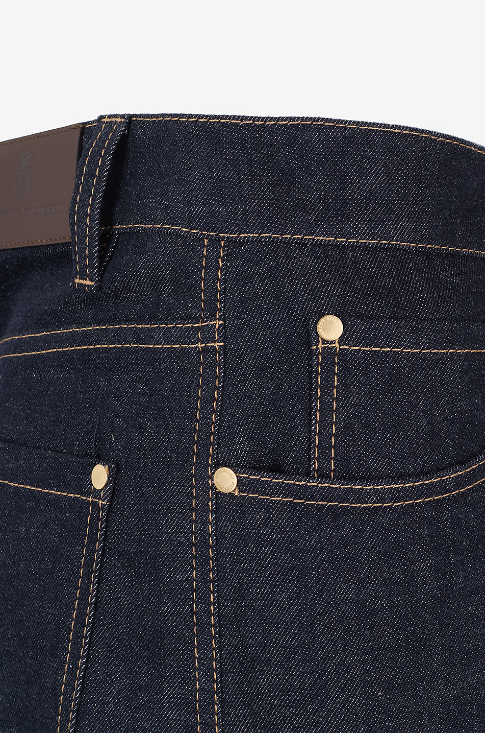 BRUNELLO CUCINELLI Dunkle Jeans The Loose Barrel Damen DUNKELBLAU 3