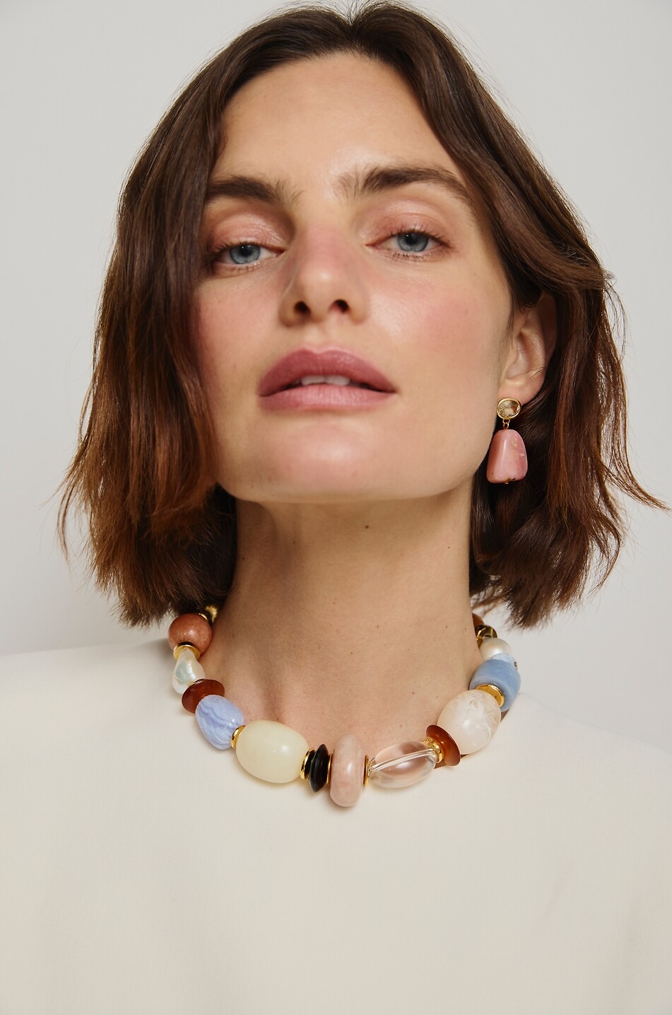 LIZZIE FORTUNATO Collier en perles et pierres Monument Femme MULTICOLORE 2