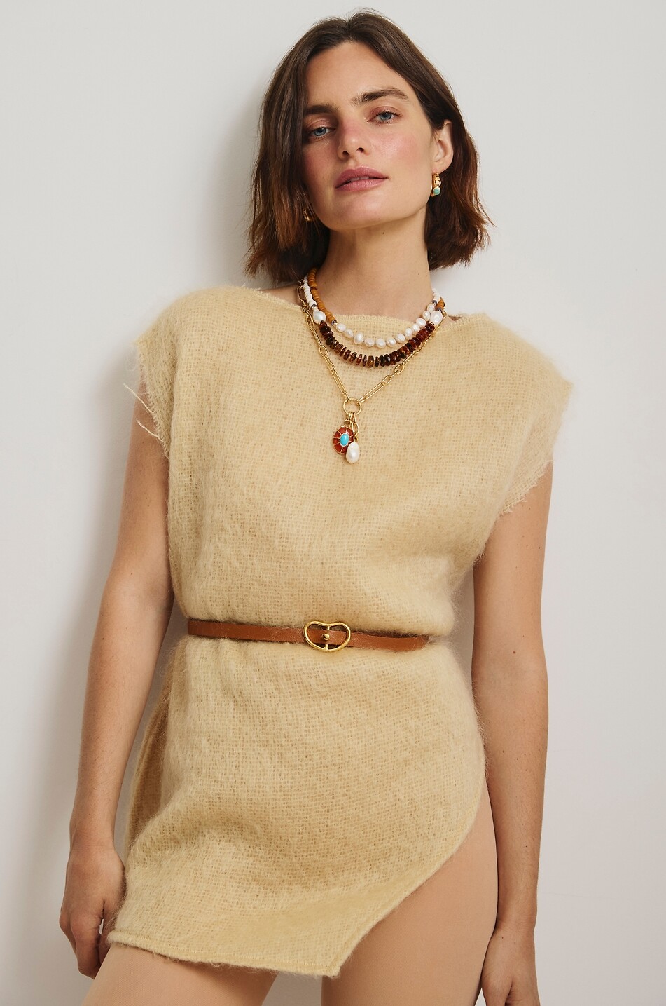 LIZZIE FORTUNATO Créoles dorées ornées de pierres Piet Femme MULTICOLORE 2