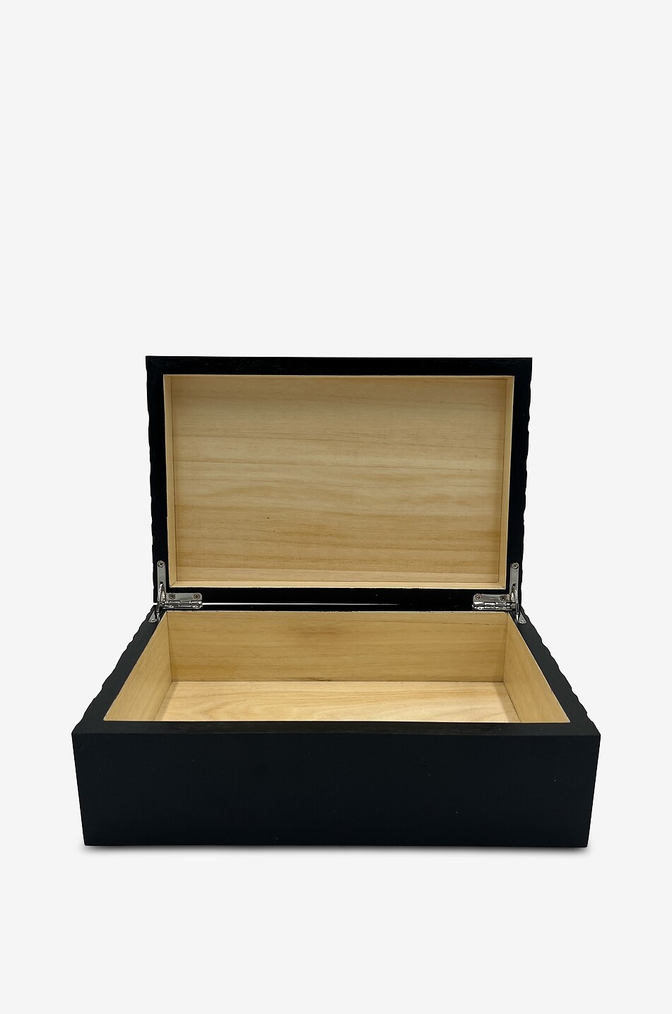 JF. THE REBORN HOME Black Natural rectangular sculpted wooden box Home BLACK 4