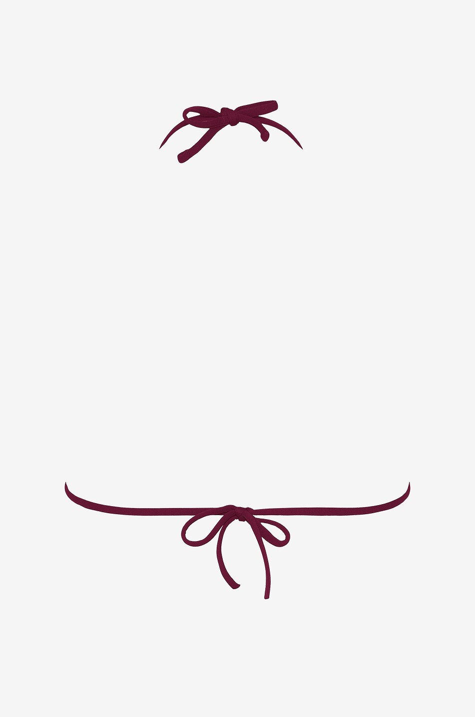 ERES Haut de bikini triangle Mouna Femme ROUGE FONCÉ 2