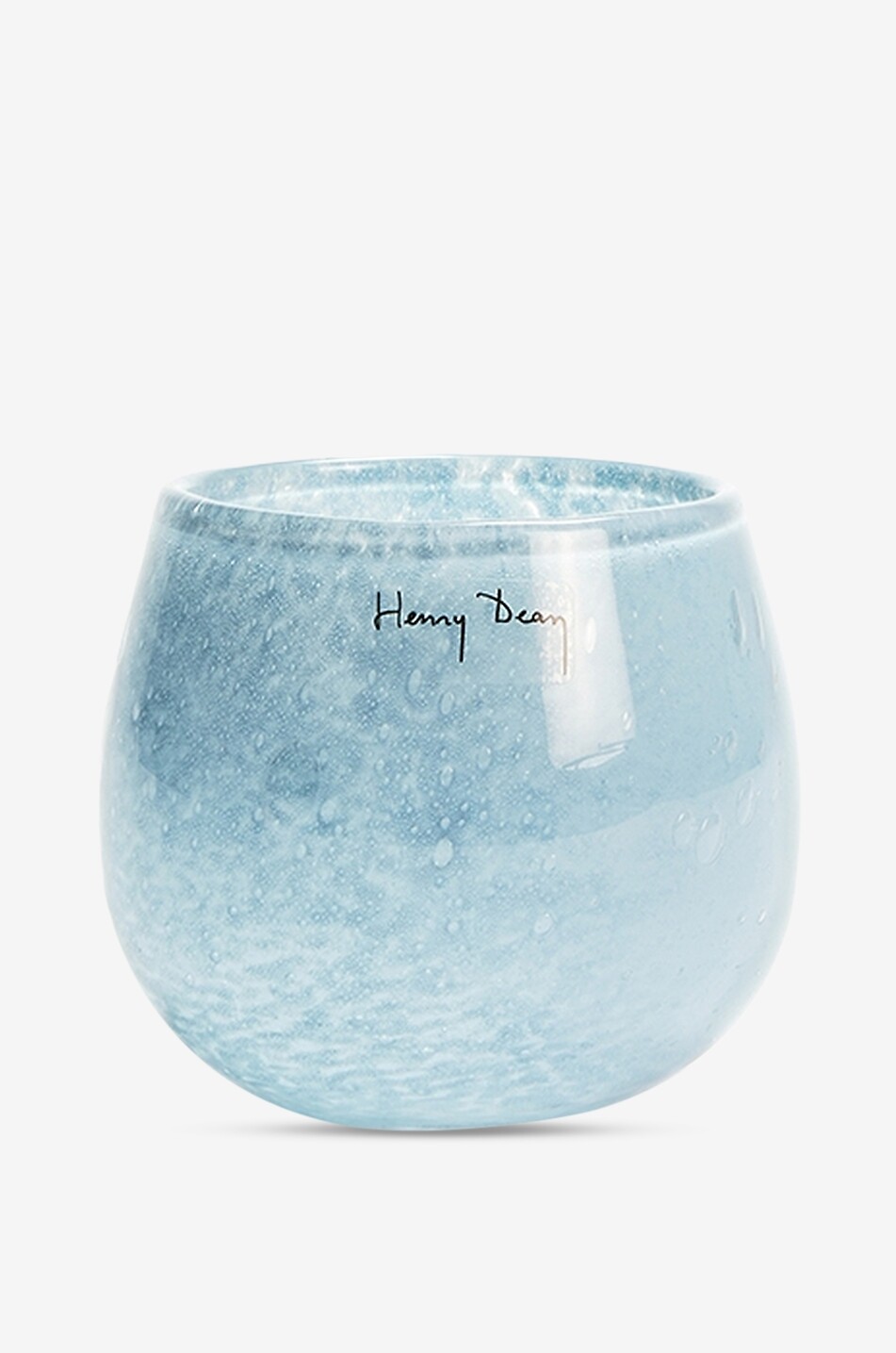 新品 Henry dean louis V. Clovis glass vase - HENRY DEAN - LIGHT BLUE - Bongénie