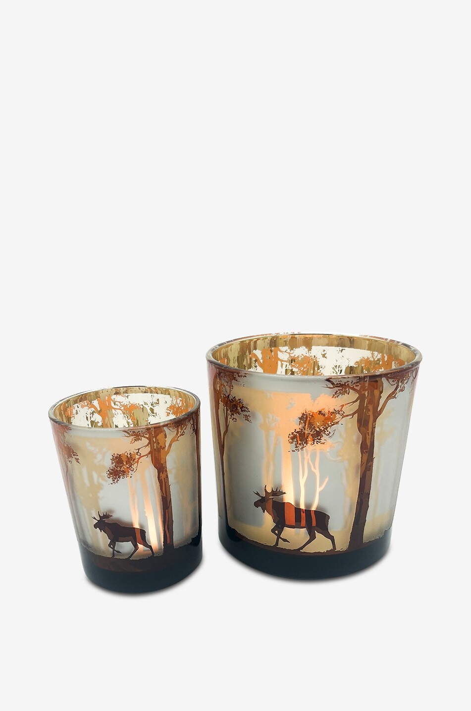 JF. THE REBORN HOME Moose glass candle jar - H15 Home BROWN 2