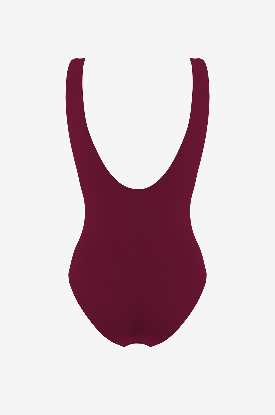 ERES Maillot de bain à col V bouttonné Icône Femme ROUGE FONCÉ 2