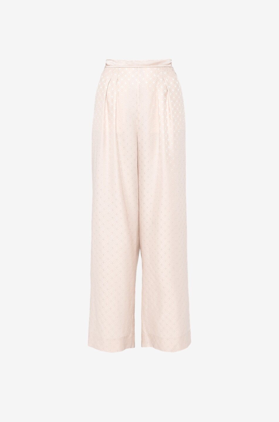 ERES Pantalon de pyjama en jacquard de soie Splendeur Femme BLANC CASSE 1