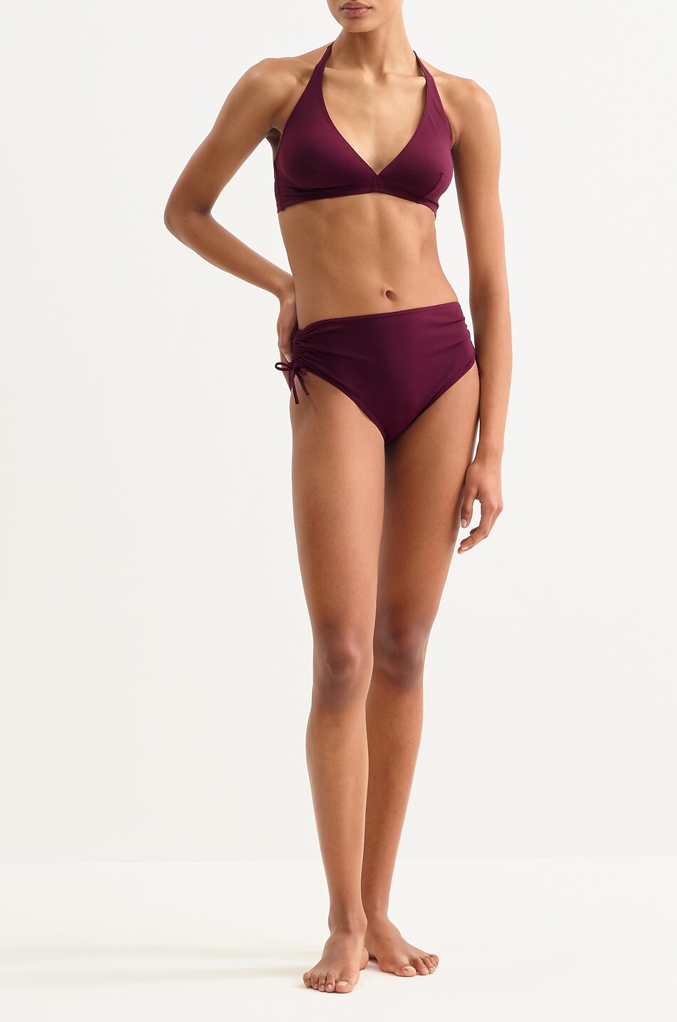 ERES Bas de bikini à nouer Sofia Femme ROUGE FONCÉ 3