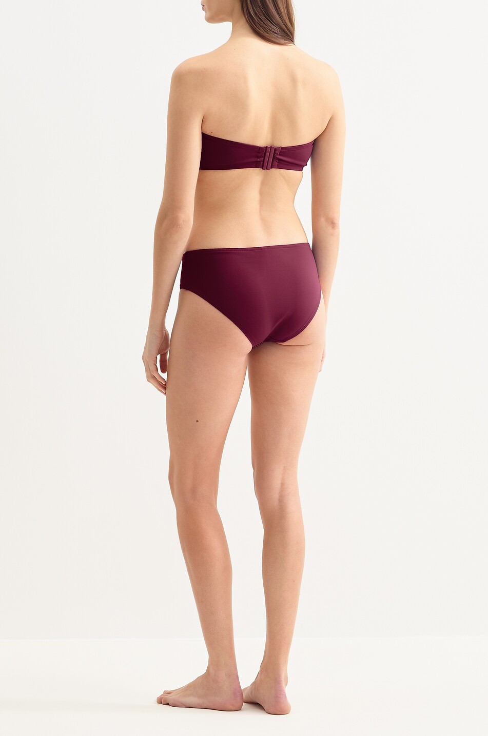 ERES Bas de bikini taille basse Succès Femme ROUGE FONCÉ 4