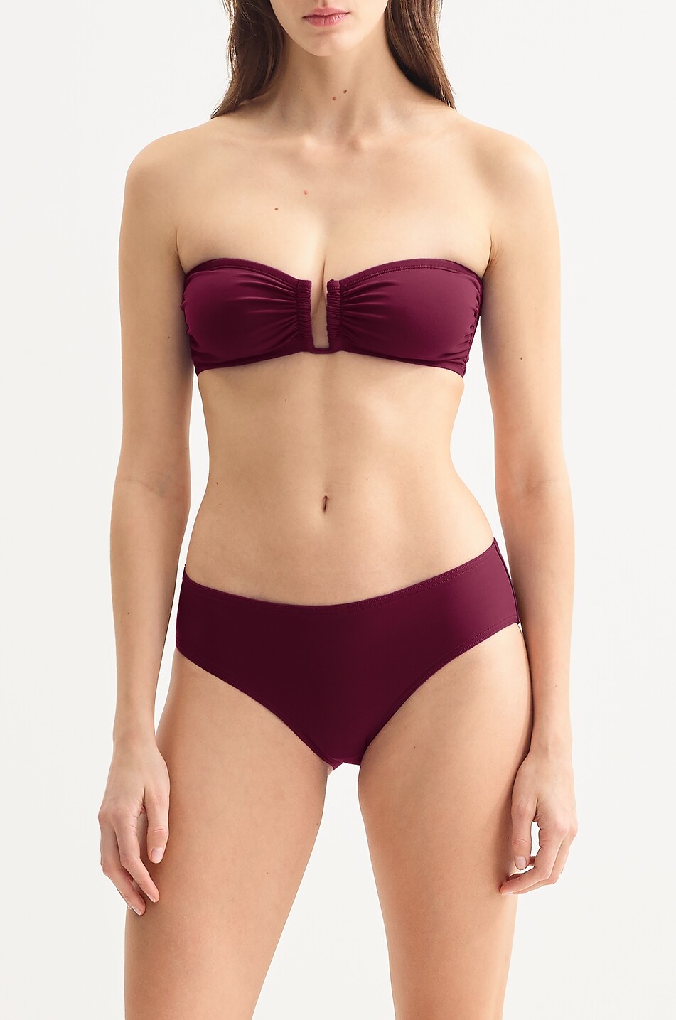 ERES Bas de bikini taille basse Succès Femme ROUGE FONCÉ 5