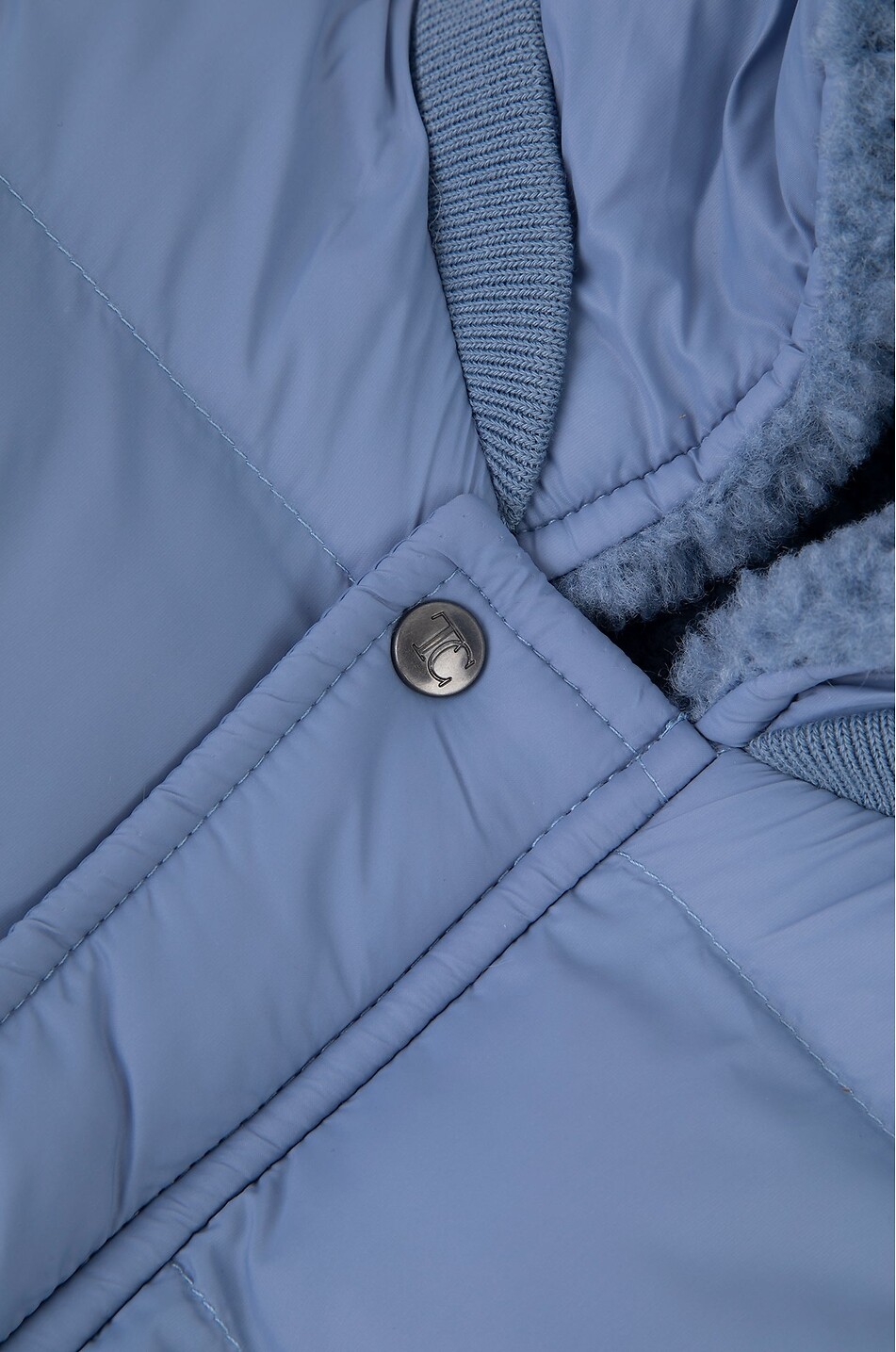 TARTINE ET CHOCOLAT Baby quilted hooded snowsuit Baby BLUE 3