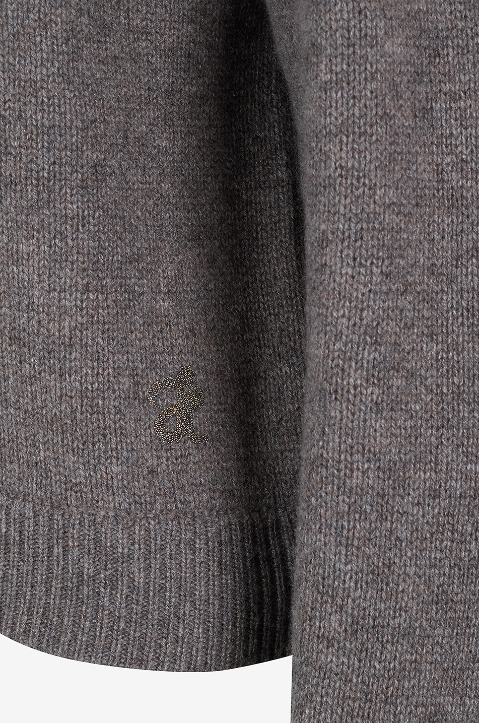 HEMISPHERE Cardigan à capuche zippé en cachemire Femme GRIS FONCÉ 3