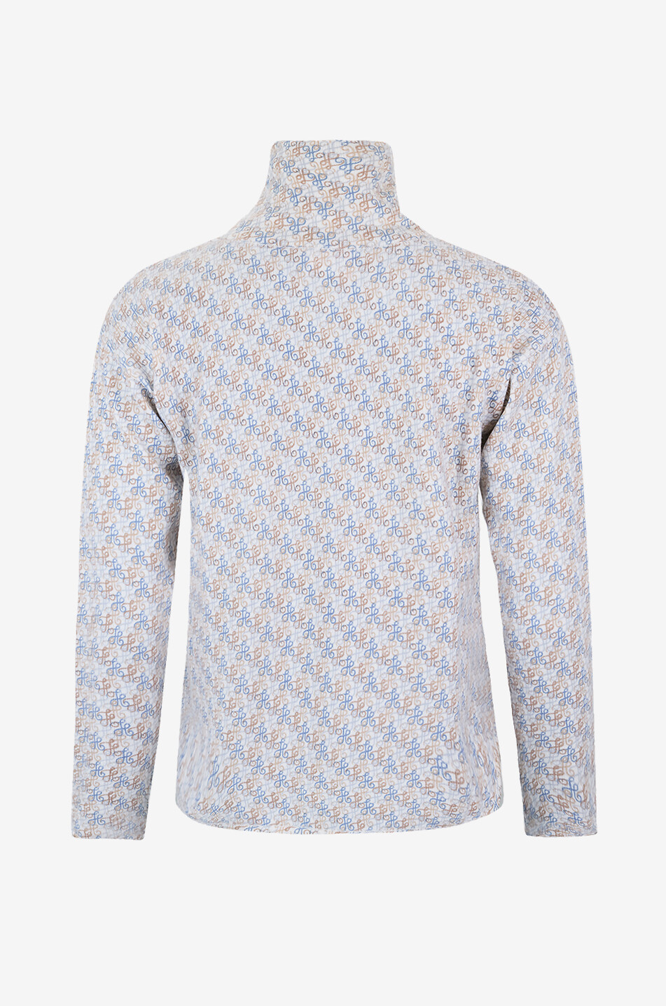 HEMISPHERE Pull fin à col roulé en cachemire monogrammé Femme MULTICOLORE 2