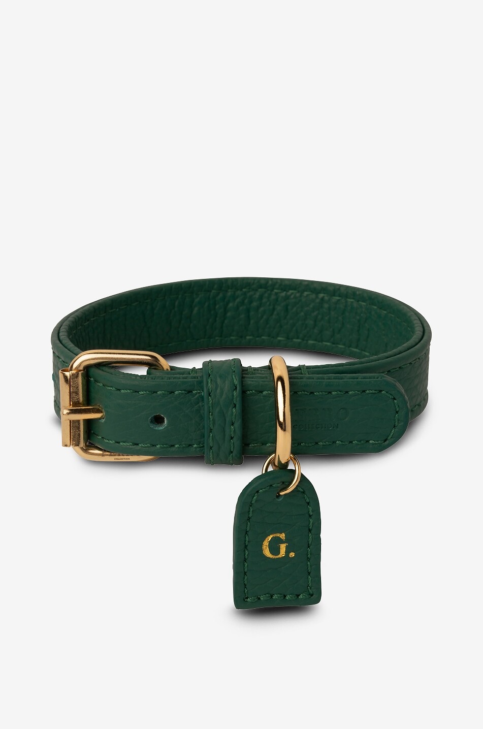 Dog collar in leather