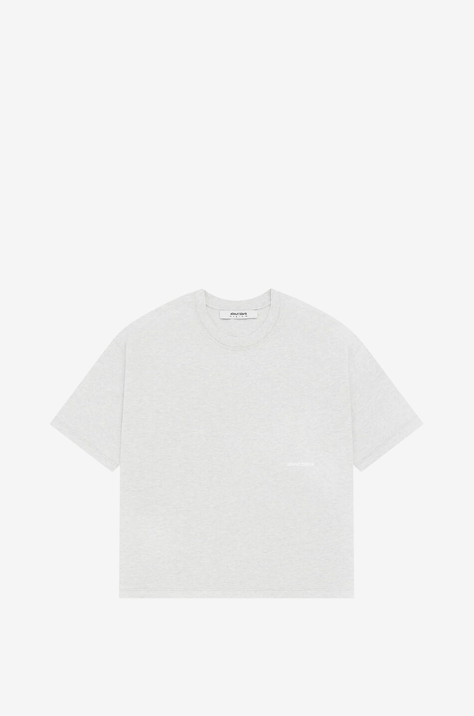 Box dropped shoulder crewneck-T-shirt
