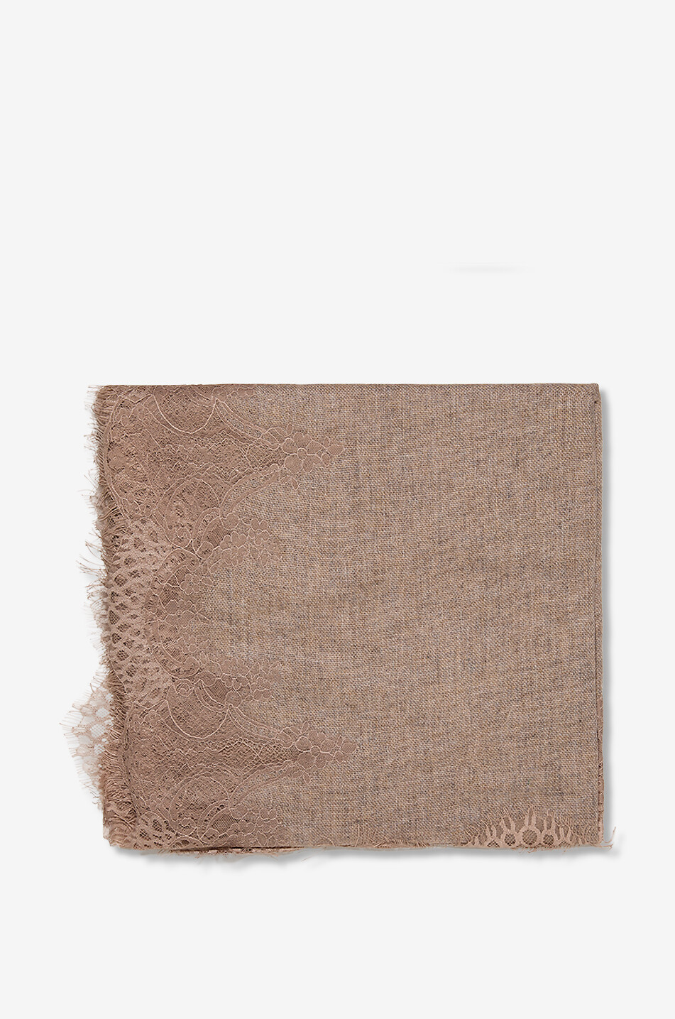 GAYNOR Narciso rectangular lace stole Women BEIGE 2