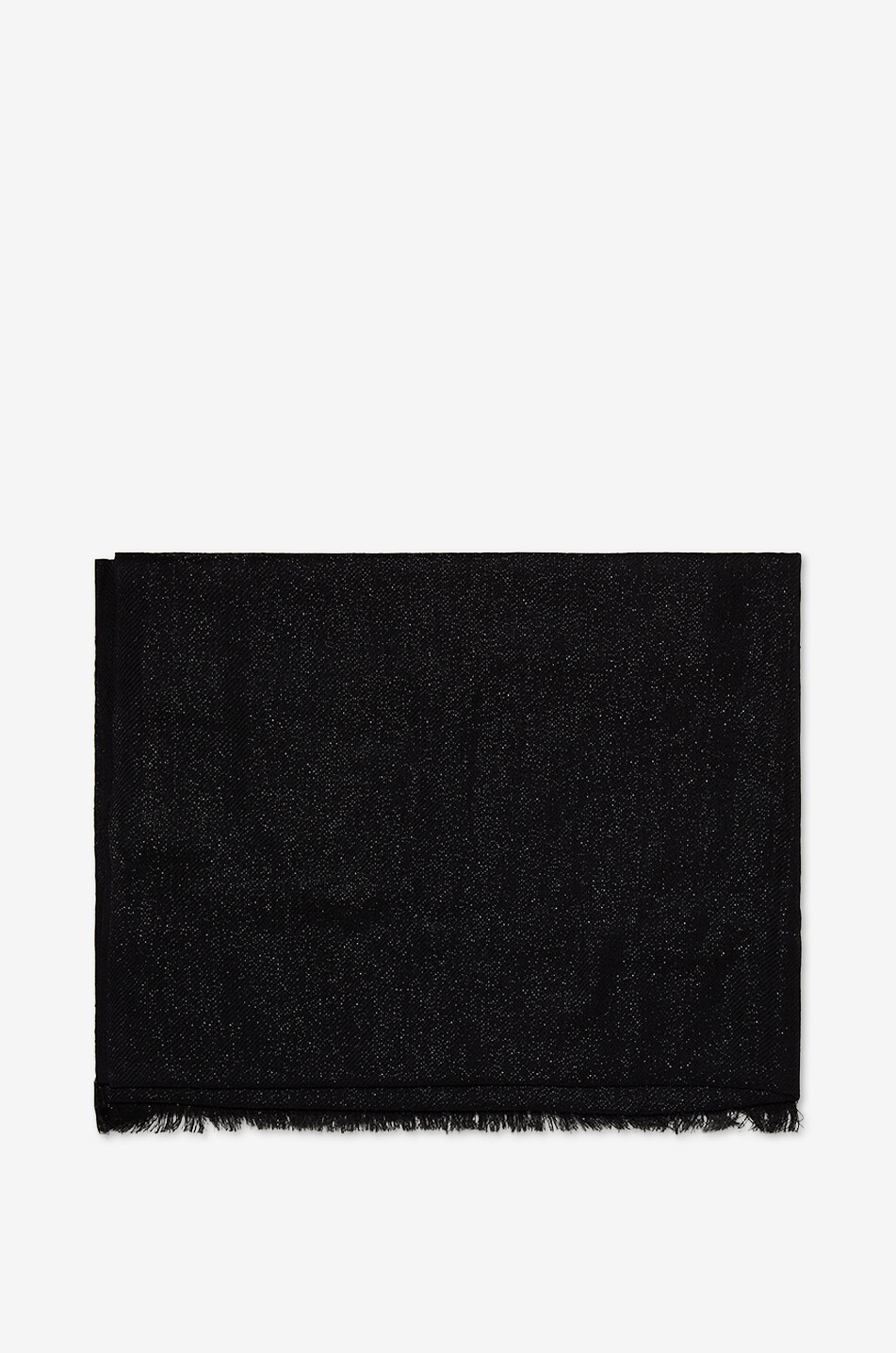 GAYNOR Naomi metallic thread rectangular stole Women BLACK 1