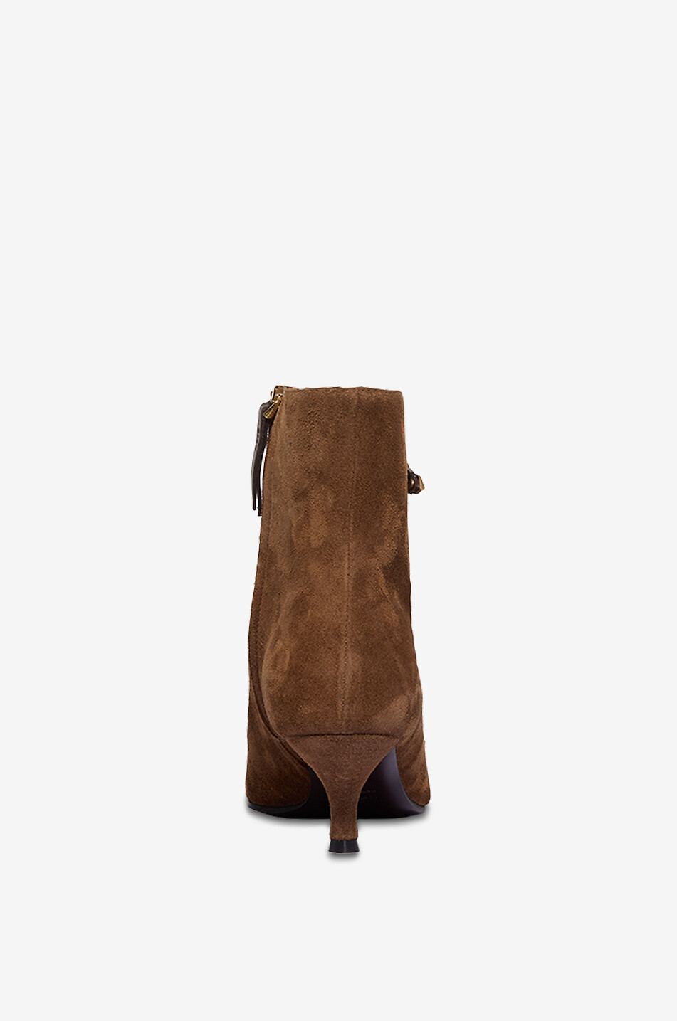 ROBERTO FESTA X BONGÉNIE Ela suede stiletto ankle boots Women BROWN 4