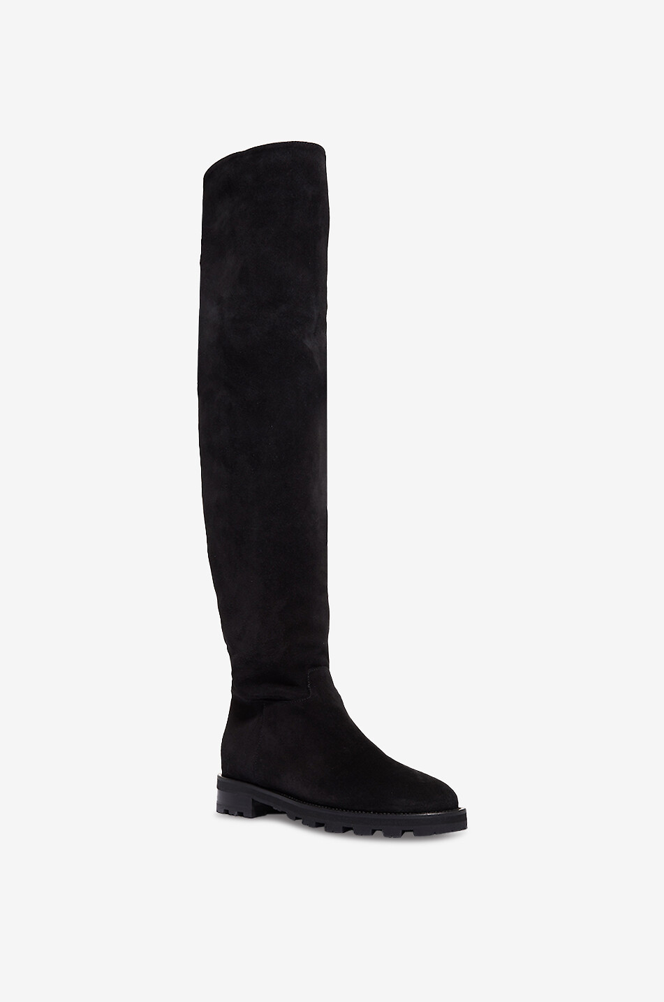 Luz suede square heel thigh-high boots