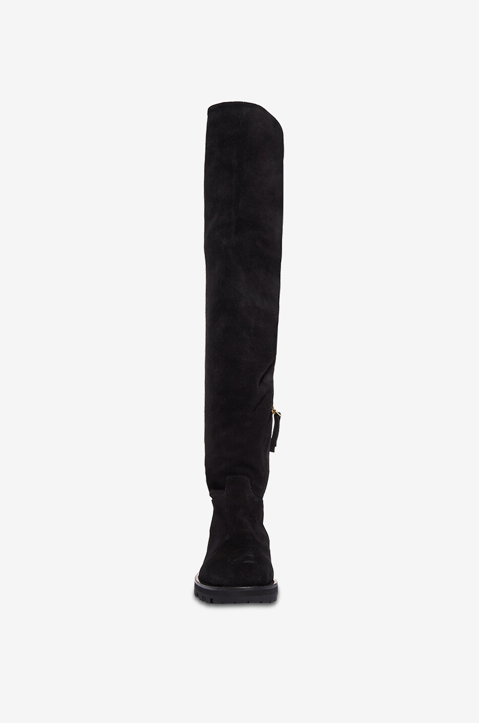 ROBERTO FESTA X BONGÉNIE Luz suede square heel thigh-high boots Women BLACK 2