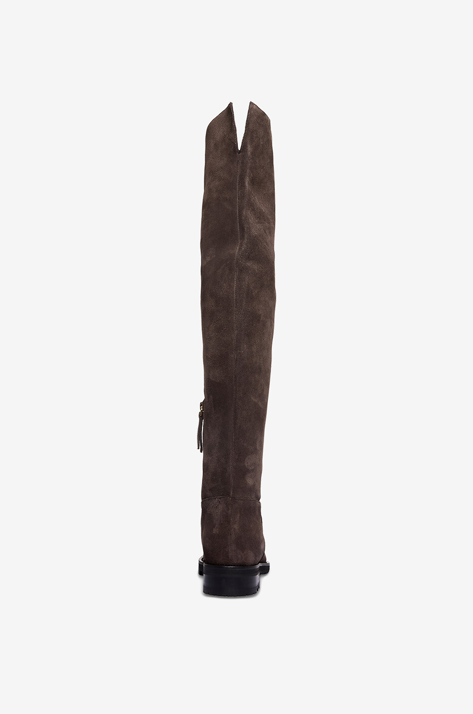 ROBERTO FESTA X BONGÉNIE Luz suede square heel thigh-high boots Women BROWN 4