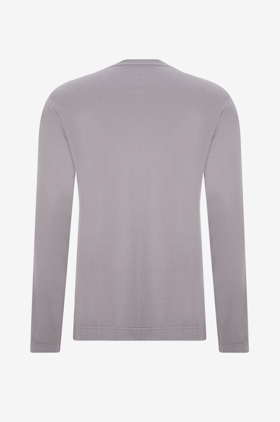 FEDELI Langarm-T-Shirt Extreme Giza Herren MITTELGRAU 2