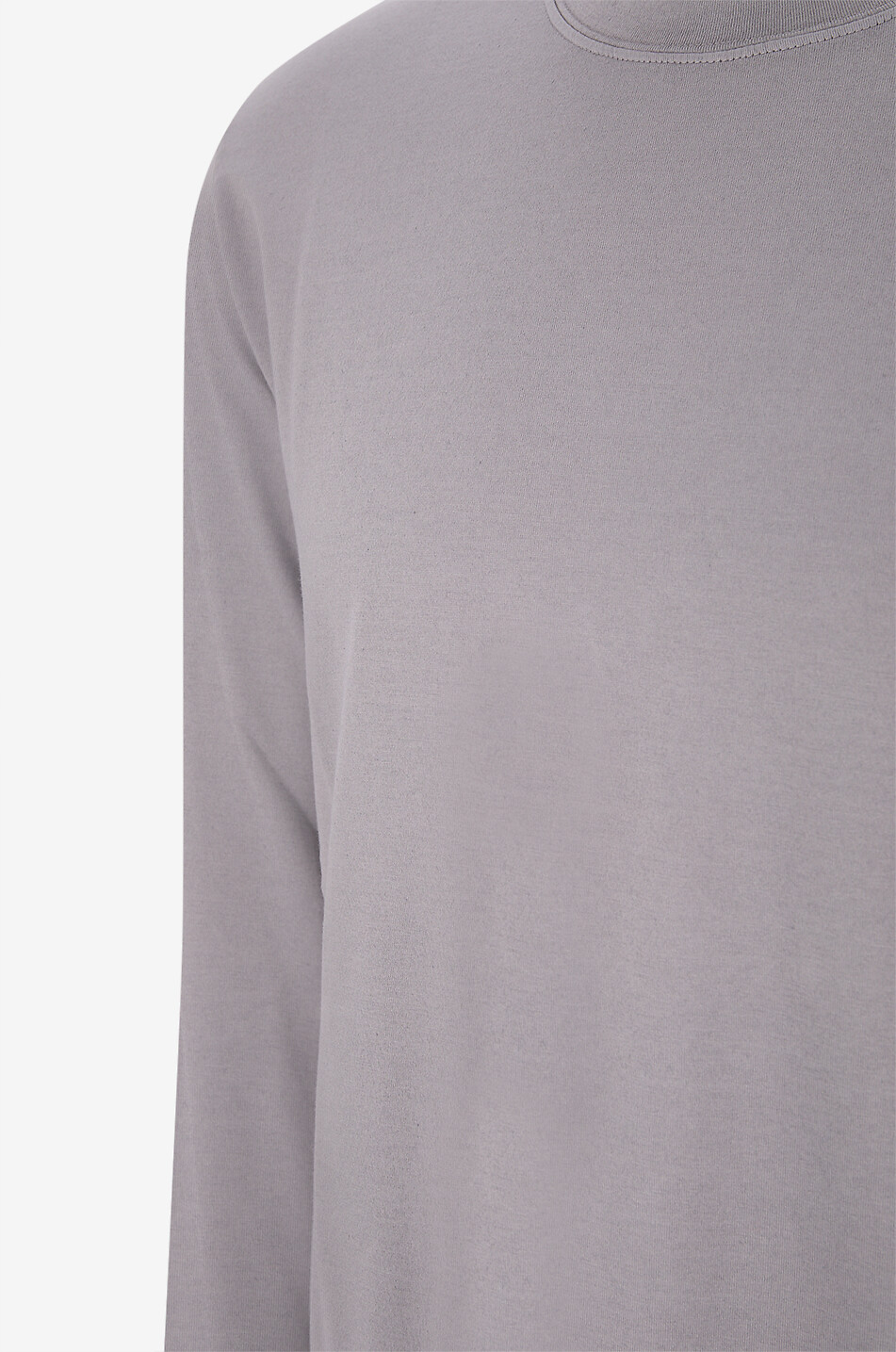 FEDELI Langarm-T-Shirt Extreme Giza Herren MITTELGRAU 3