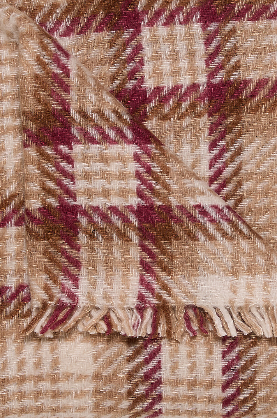 HEMISPHERE Écharpe à carreaux en cachemire et soie Naleno Femme MULTICOLORE1 2