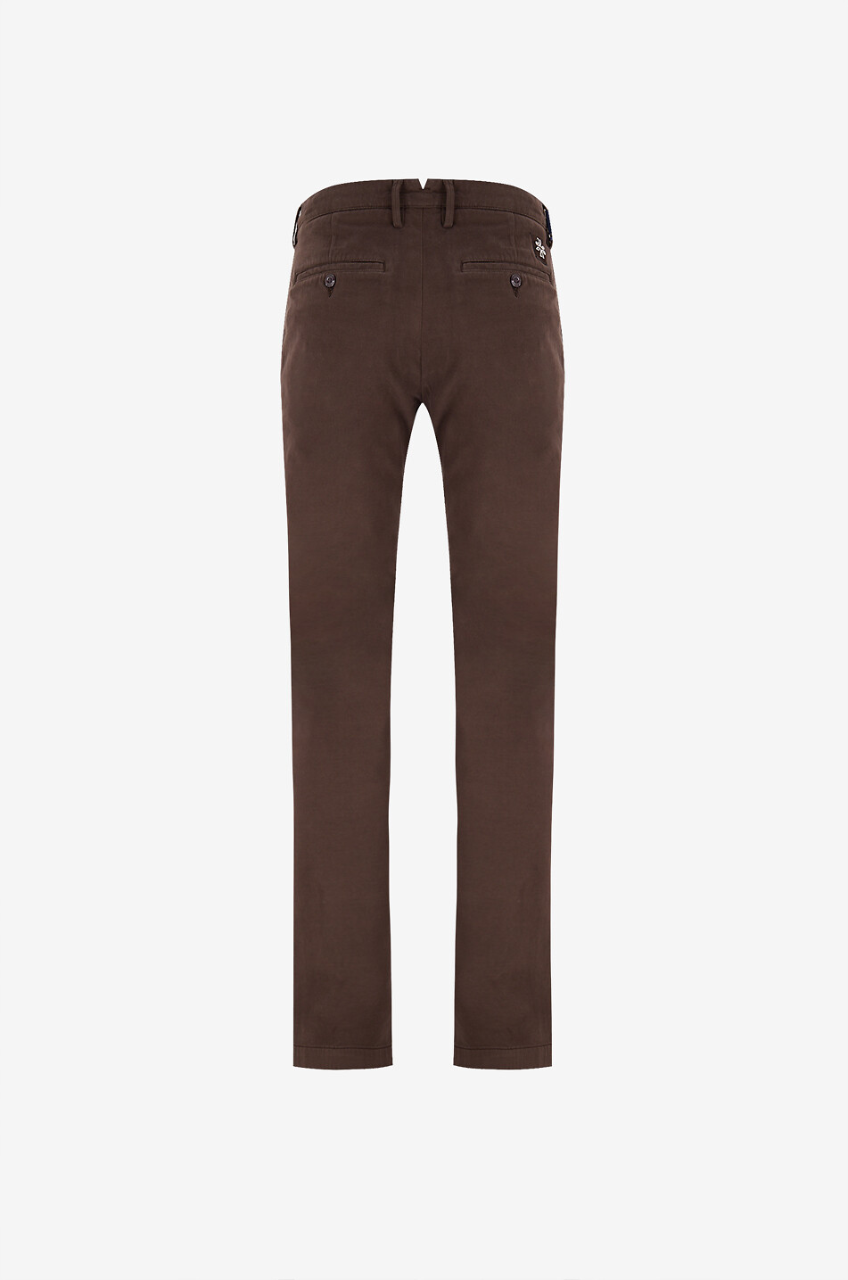 JACOB COHEN Bobby cotton and cashmere slim fit chino trousers Men DARK BROWN 2