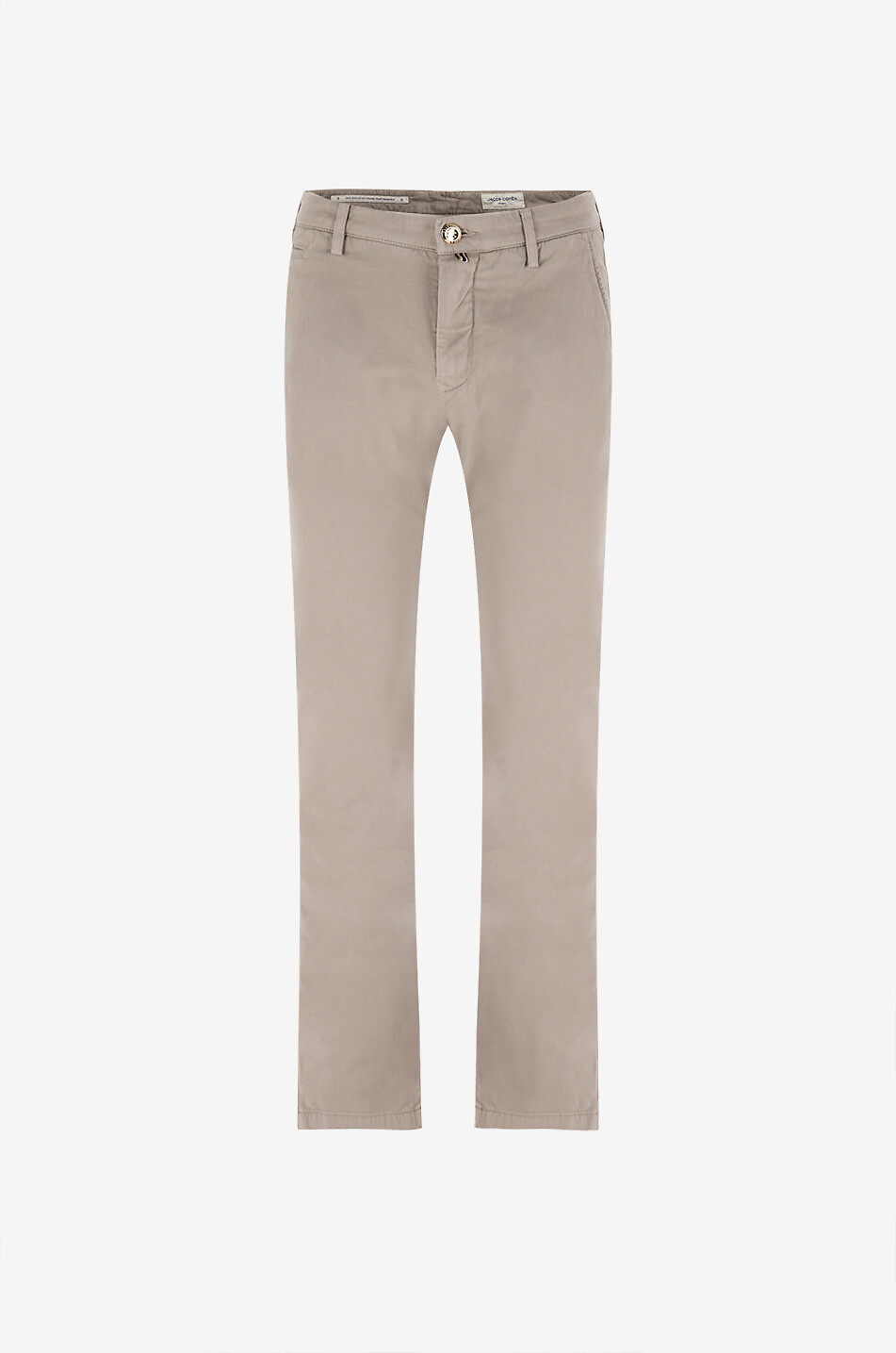 JACOB COHEN Bobby cotton and cashmere slim fit chino trousers Men BROWN 1