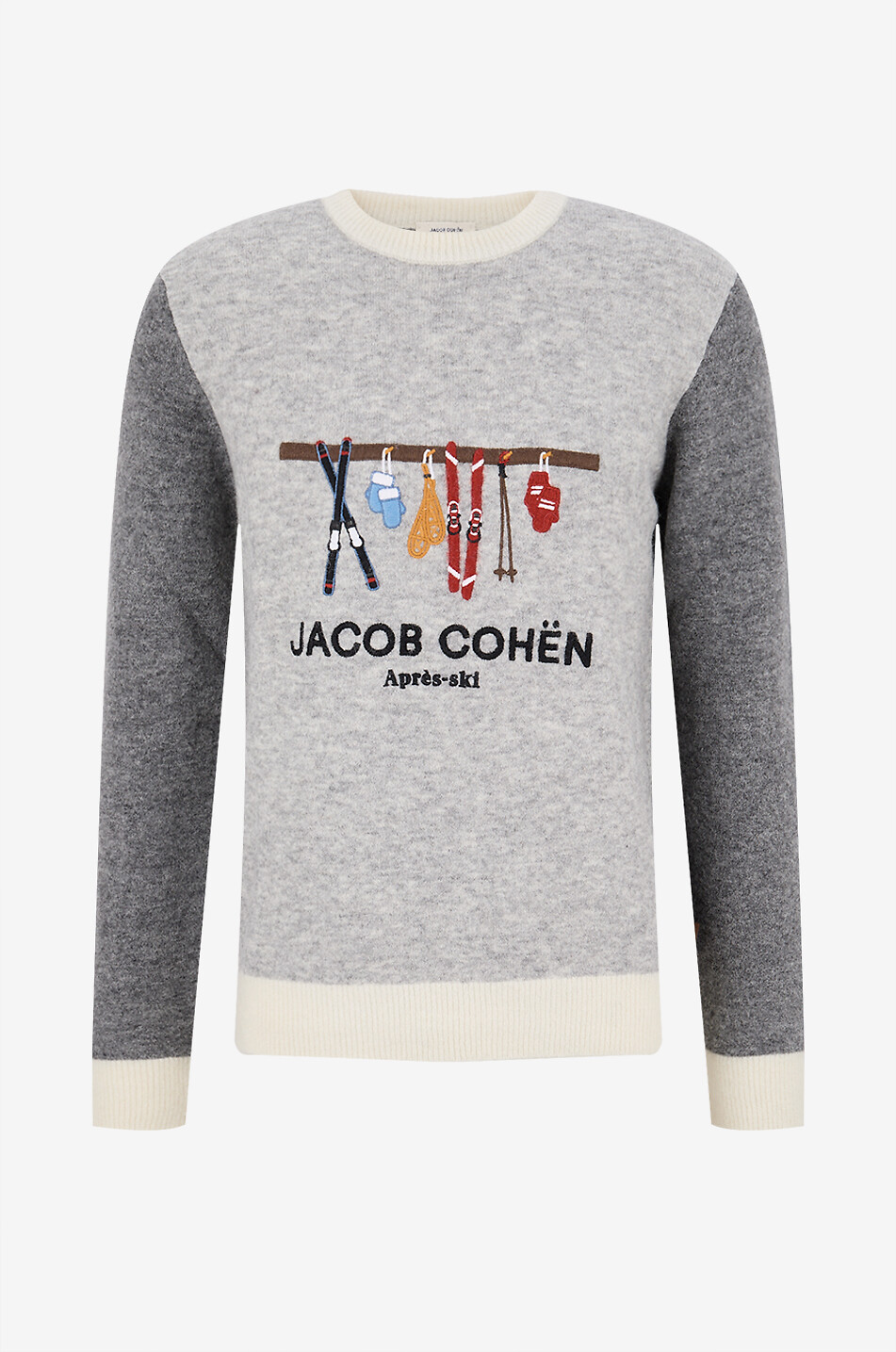 Après-Ski embroidered alpaca blend jumper