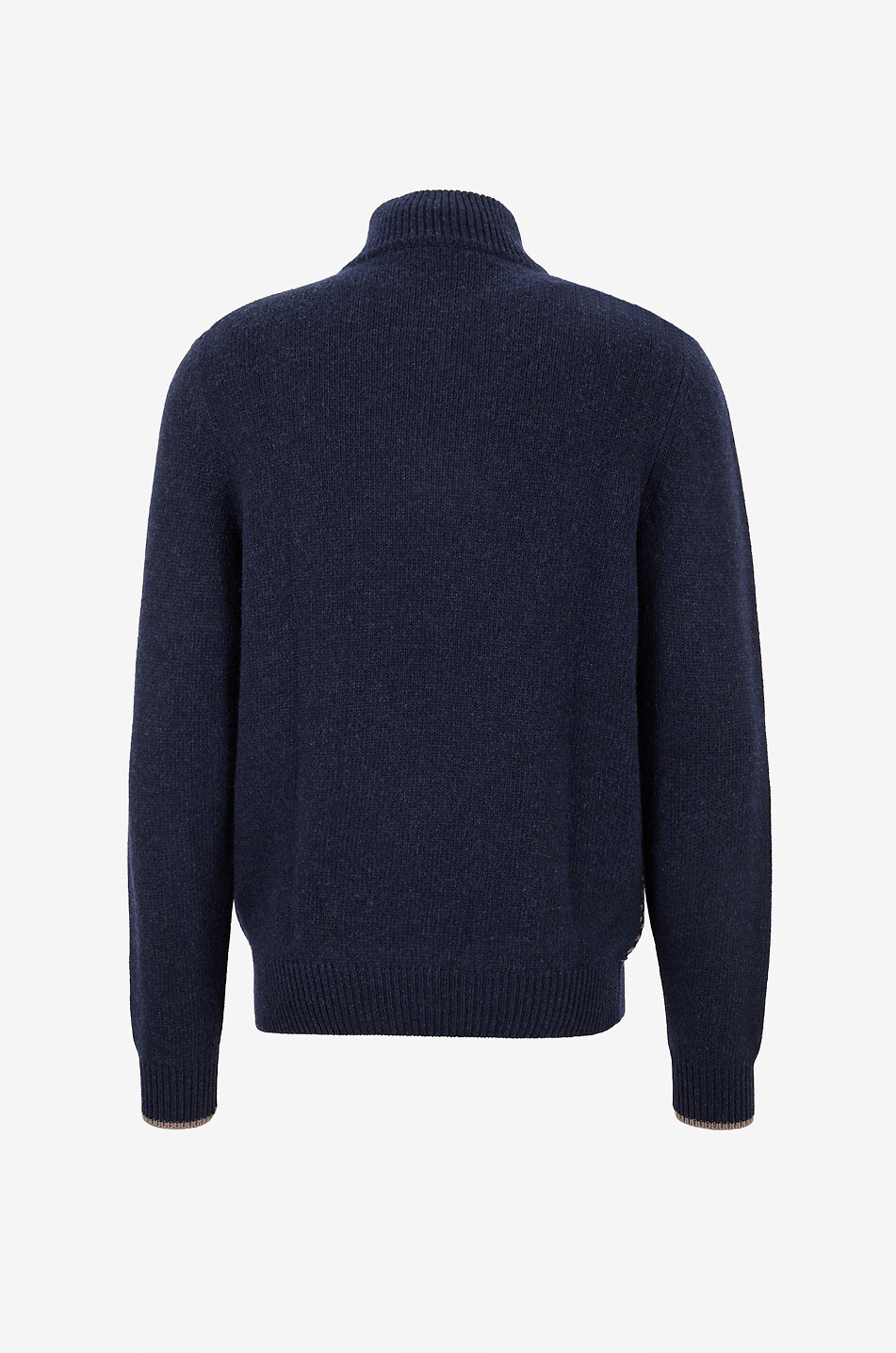 Full-zip cashmere cardigan with stand-up collar - GRAN SASSO