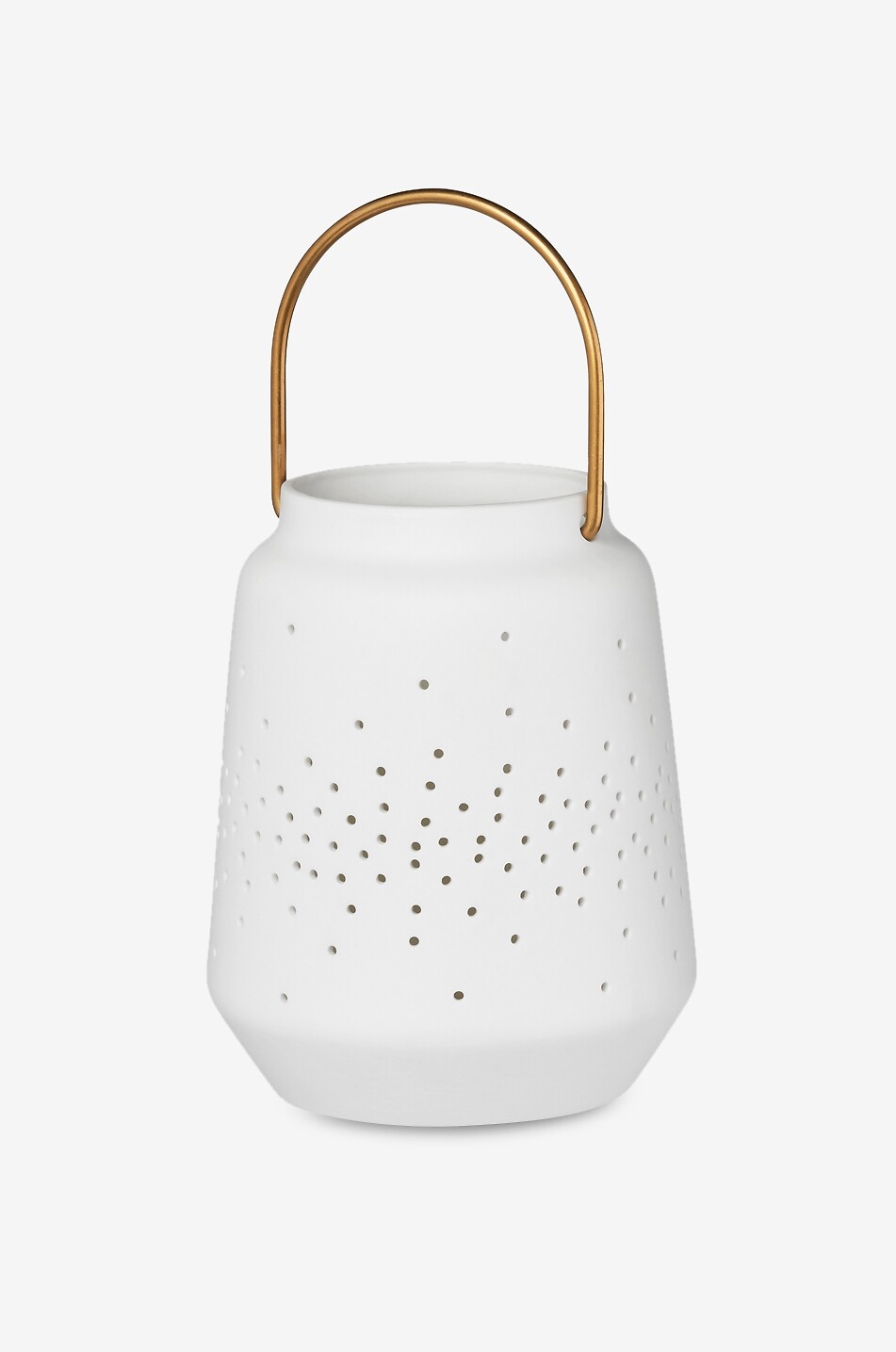 RÄDER DESIGN STORIES Lanterne miniature en porcelaine - H11,5 Maison BLANC 1