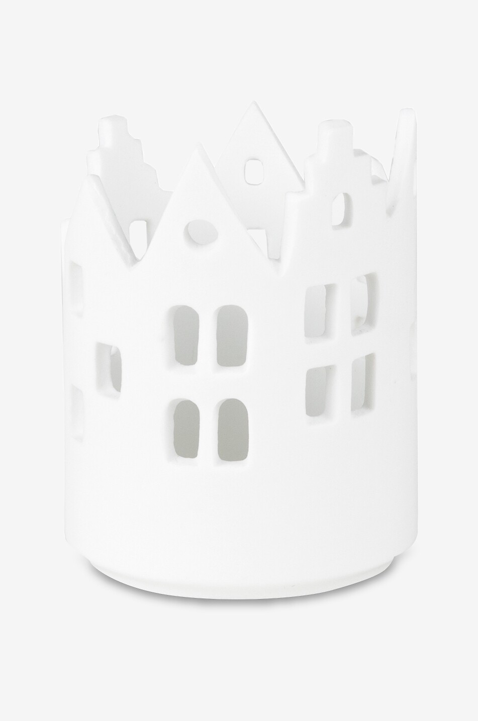 Courtyard glass candle holder