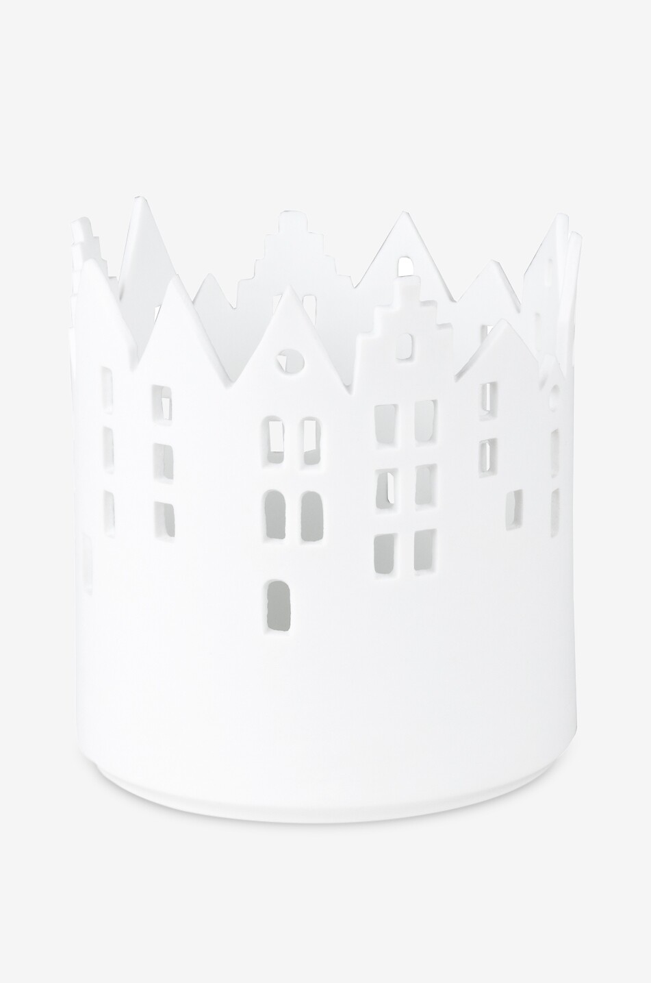 City Light Marketplace cylindrical glass candle holder