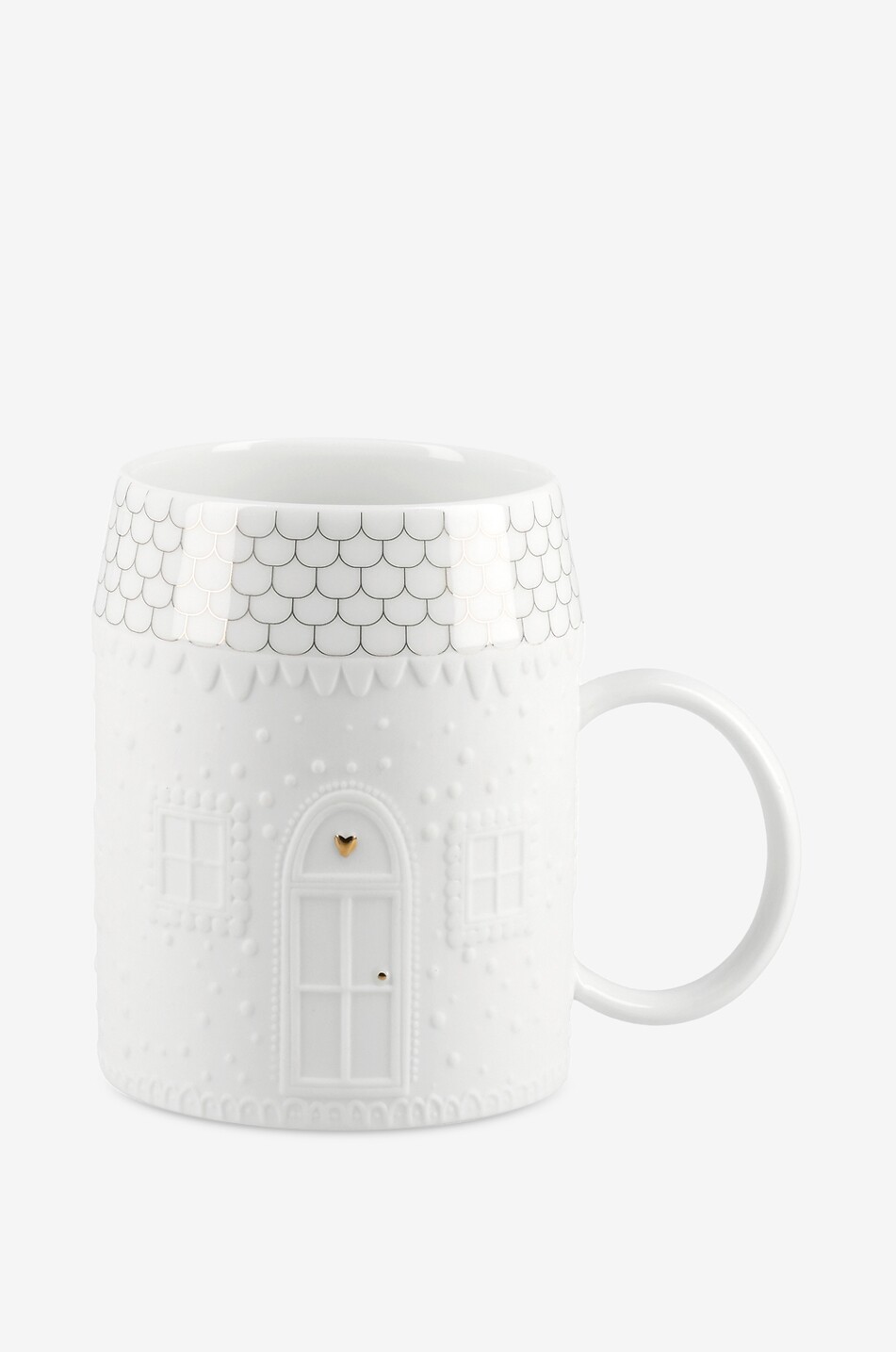 Mug céramique motif maisons de pain d'épice - H10