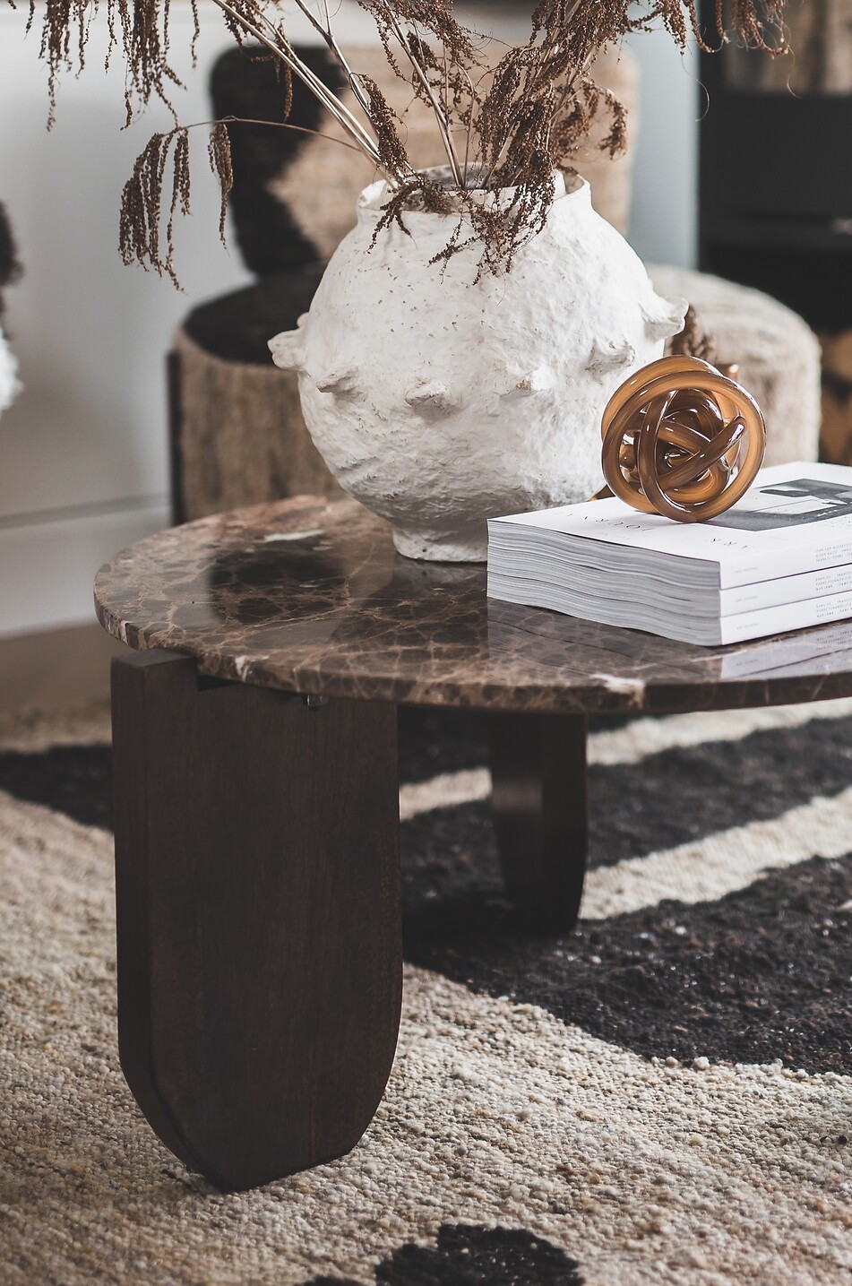 JAKOBSDALS Lyra pyramid decorative ornament Home BROWN 6