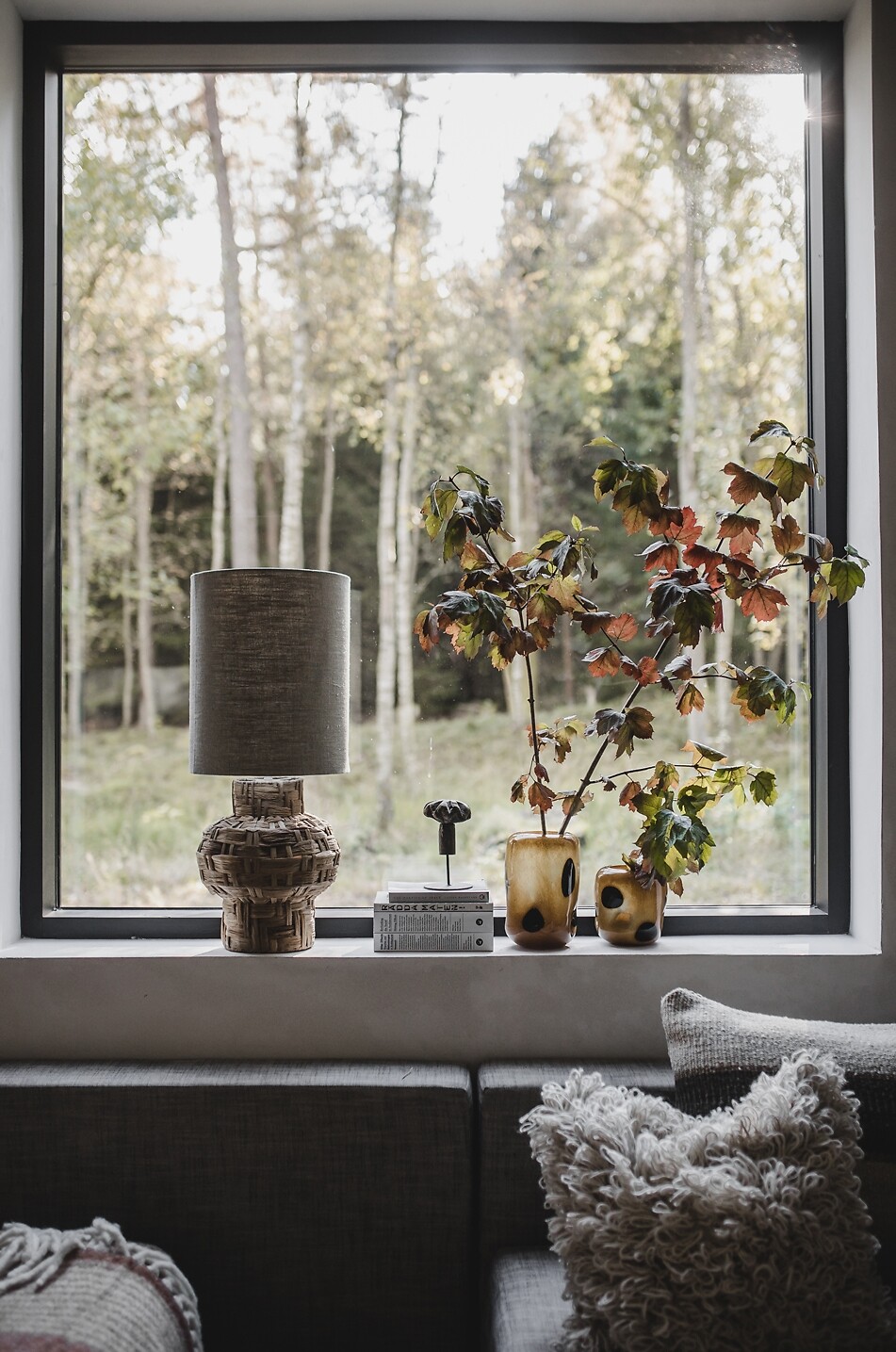 JAKOBSDALS Exklusive Federvase Vas S Haus BRAUN 4