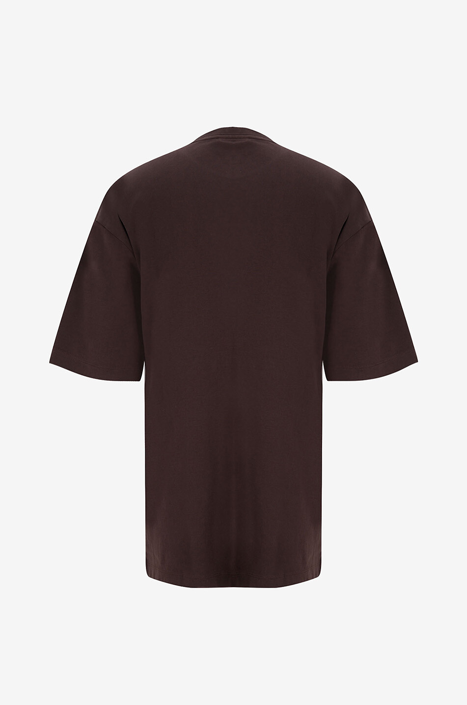 DROLE DE MONSIEUR Kurzarm-T-Shirt Slogan Classique Herren DUNKELBRAUN 2