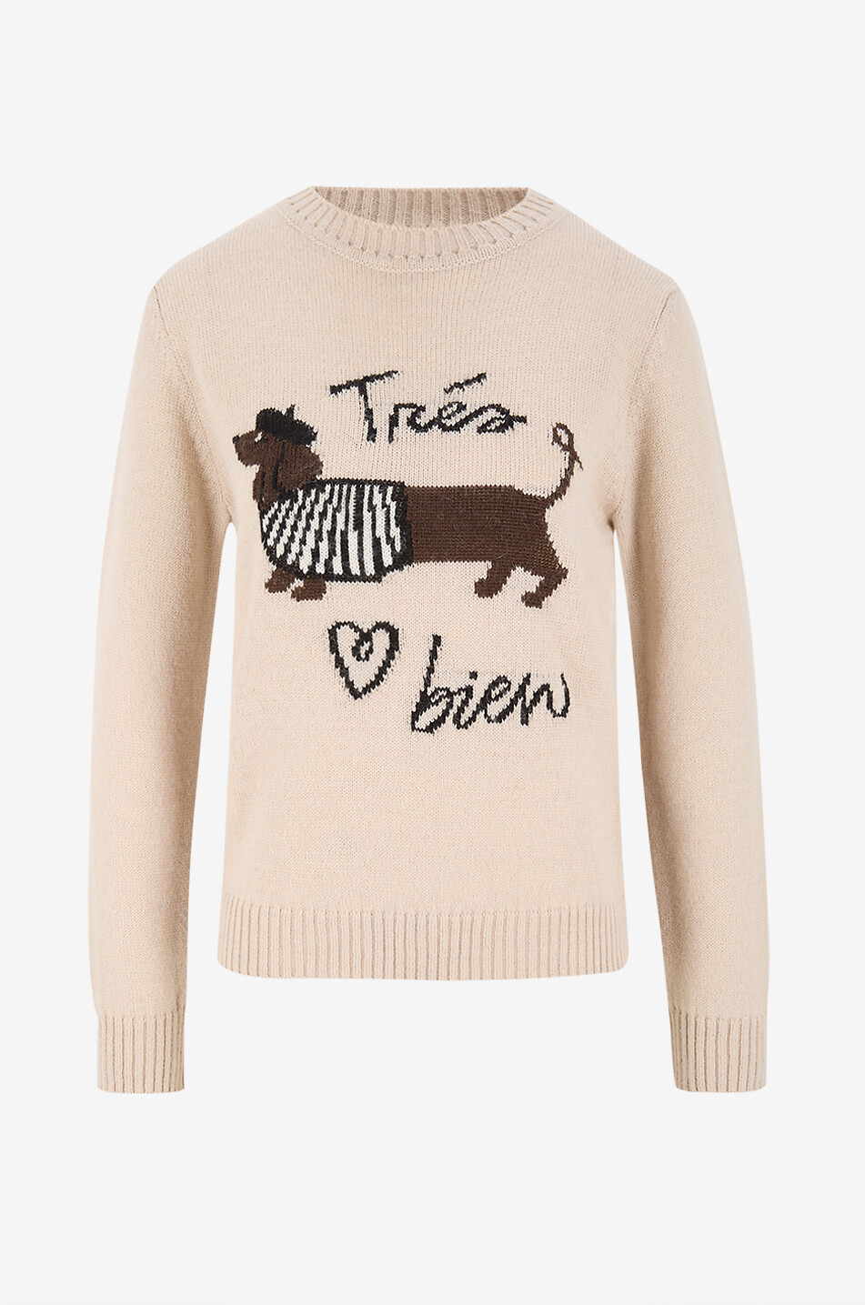 Nitra round neck knit jumper