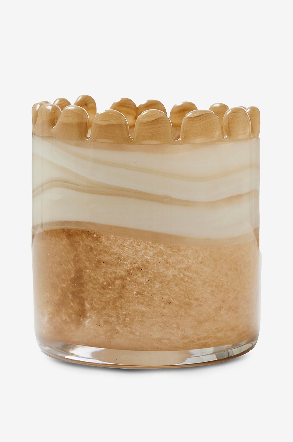 JAKOBSDALS Photophore en verre Dolce S Ljuslykta Maison BEIGE 1