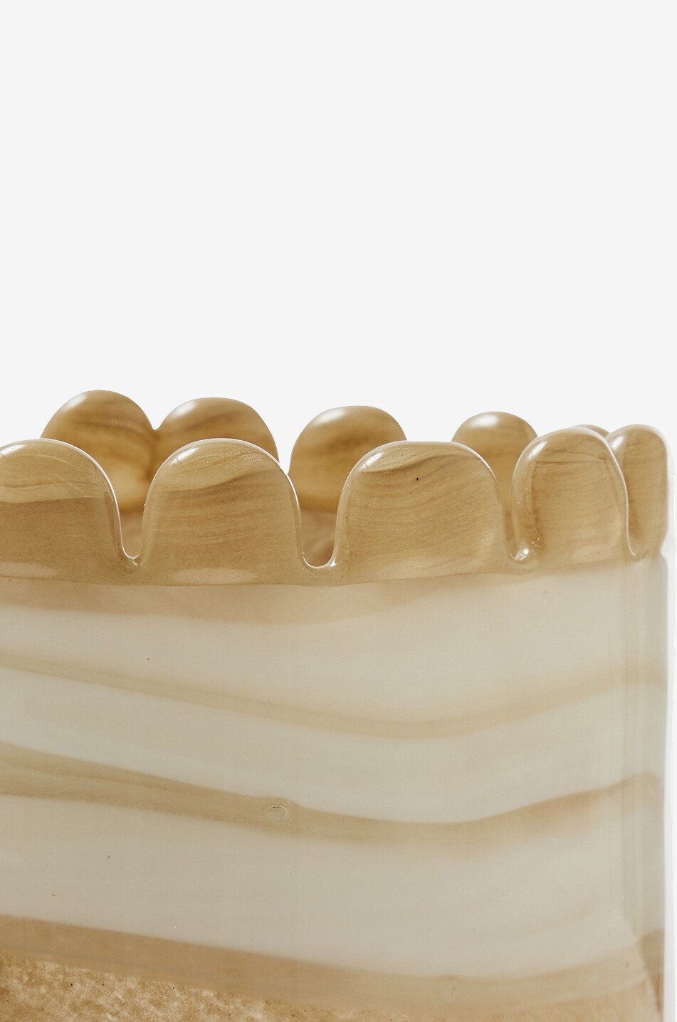 JAKOBSDALS Photophore en verre Dolce S Ljuslykta Maison BEIGE 3