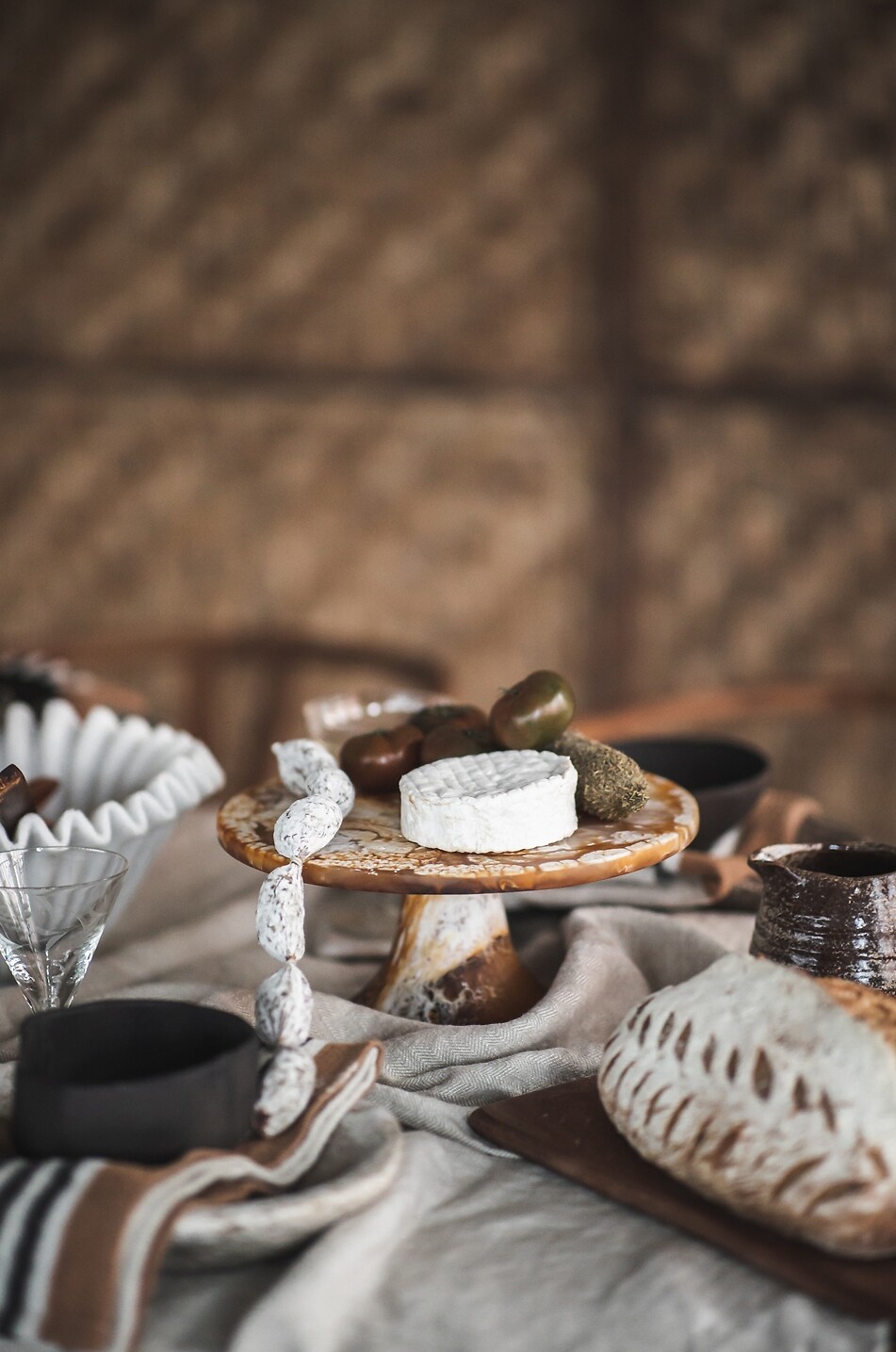 JAKOBSDALS Panier décoratif en rotin Indra Kakfat Maison MARRON 2