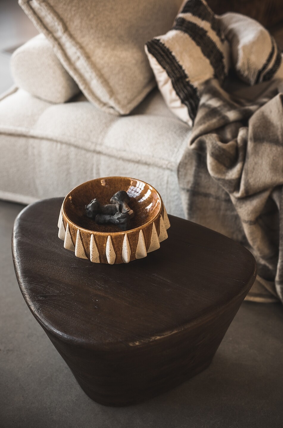 JAKOBSDALS Jael Skål stoneware bowl Home BROWN 2