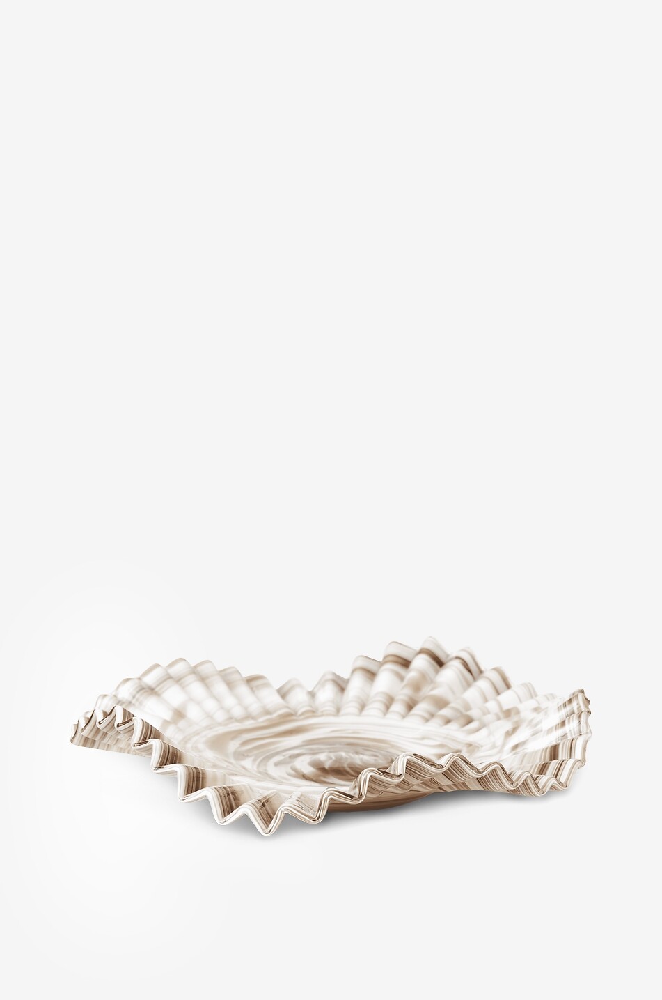 JAKOBSDALS Organza Skål glass bowl Home EGGSHELL 1