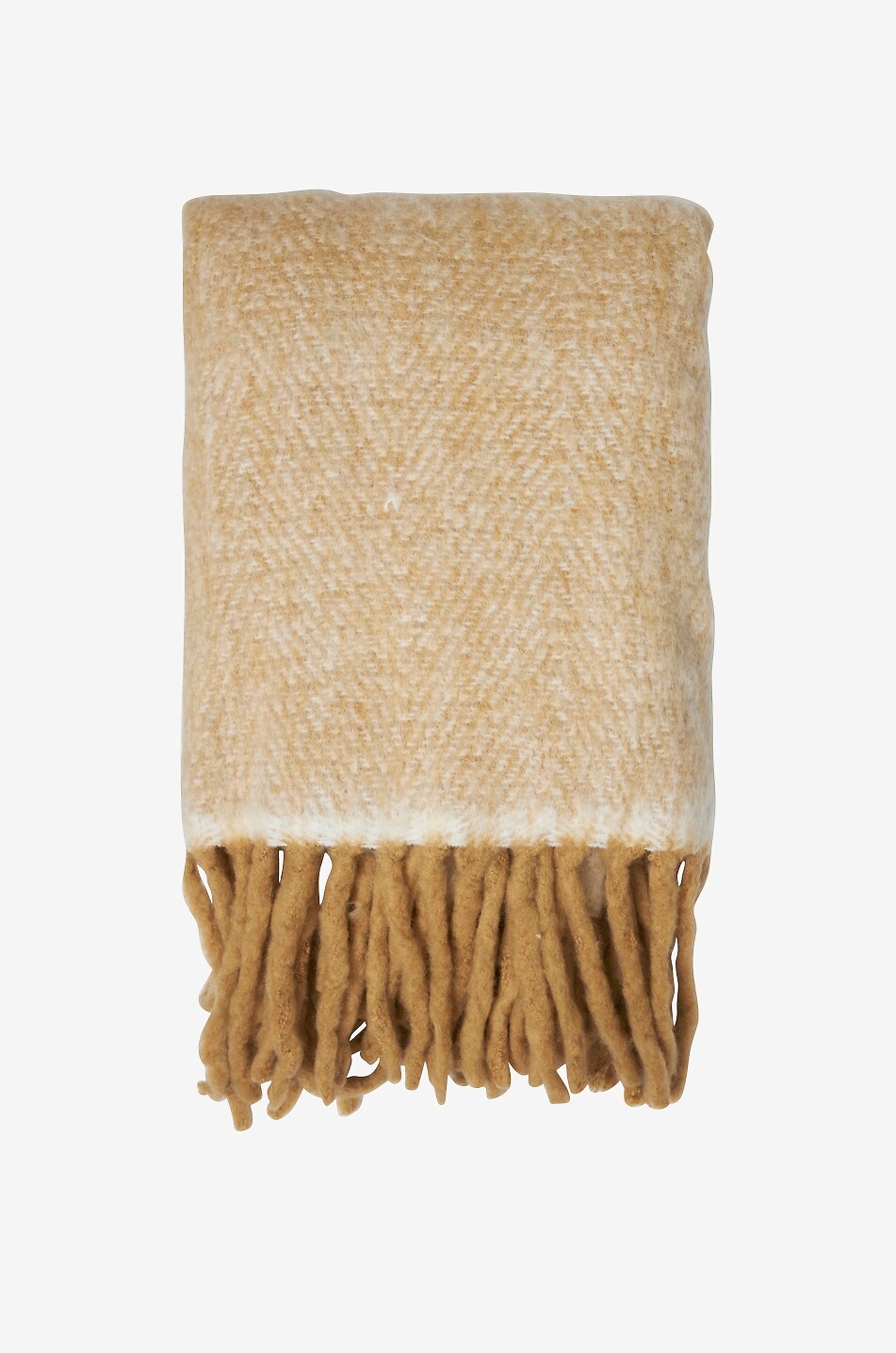 JAKOBSDALS Bello wool blanket Home DARK YELLOW 1