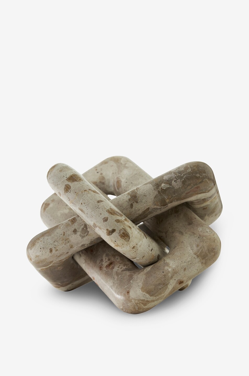 JAKOBSDALS Knot marble decorative ornament Home [akeneo-beigefonce] 1