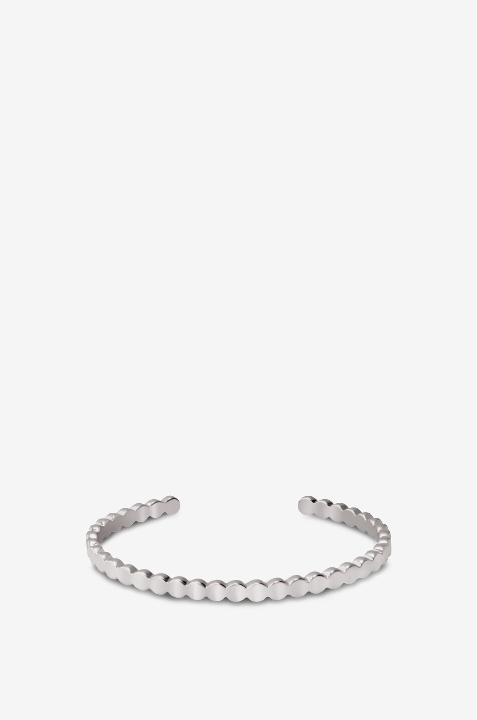 BANGLE UP Lumi Argent rhodium-plated steel bangle Women SILVER 1