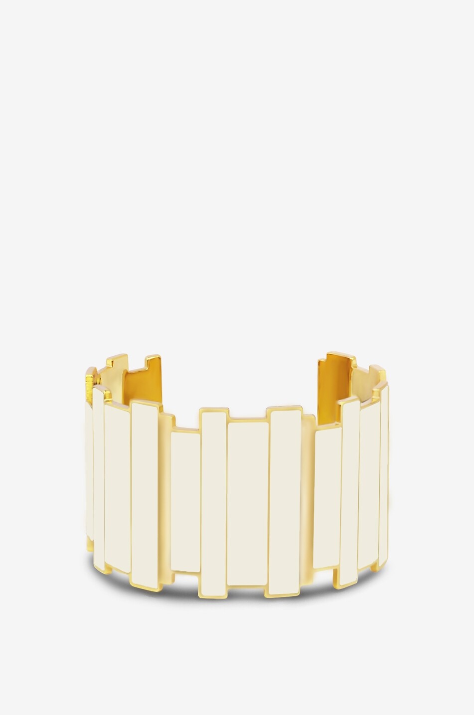 Emaillierte Manschette Inès Blanc Sable - 30