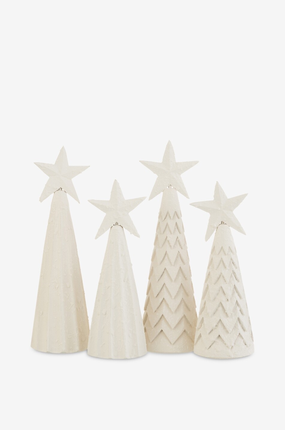 JOLIPA Holz-Weihnachtsbaum Figuren Set Premium Handwerk Haus WEISS 2