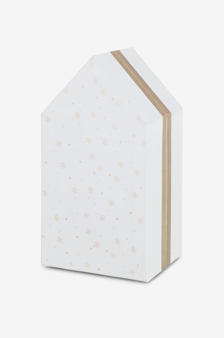 JOLIPA Aufbewahrungsbox aus Karton in Weiß und Gold Haus WEISS 1