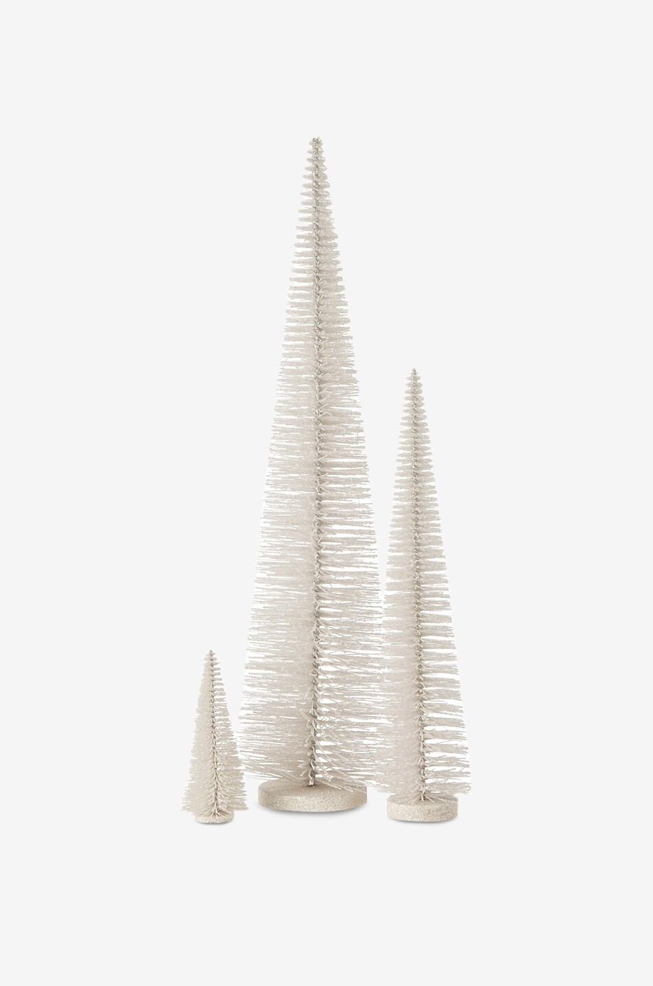 JOLIPA Dekorativer Tannenbaum mit Glitter - L Haus WEISS 2